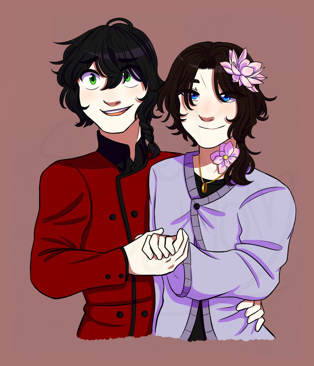 Sweet_Alyssum90's tweet photo. LOS DIBUJOS A COLOR EEEEEEEEEEEEEEEEEEHHHH
Le cambié el vestido a Helios porque dije "Nah, uno más hermoso".
#Gardenverse #Lothelios #GeppakuMonogatari #Commodorette #GeppakuRPG #KuruLotus #GalanisHelios #AlternativeUniverse https://t.co/m0r2yqoTXn