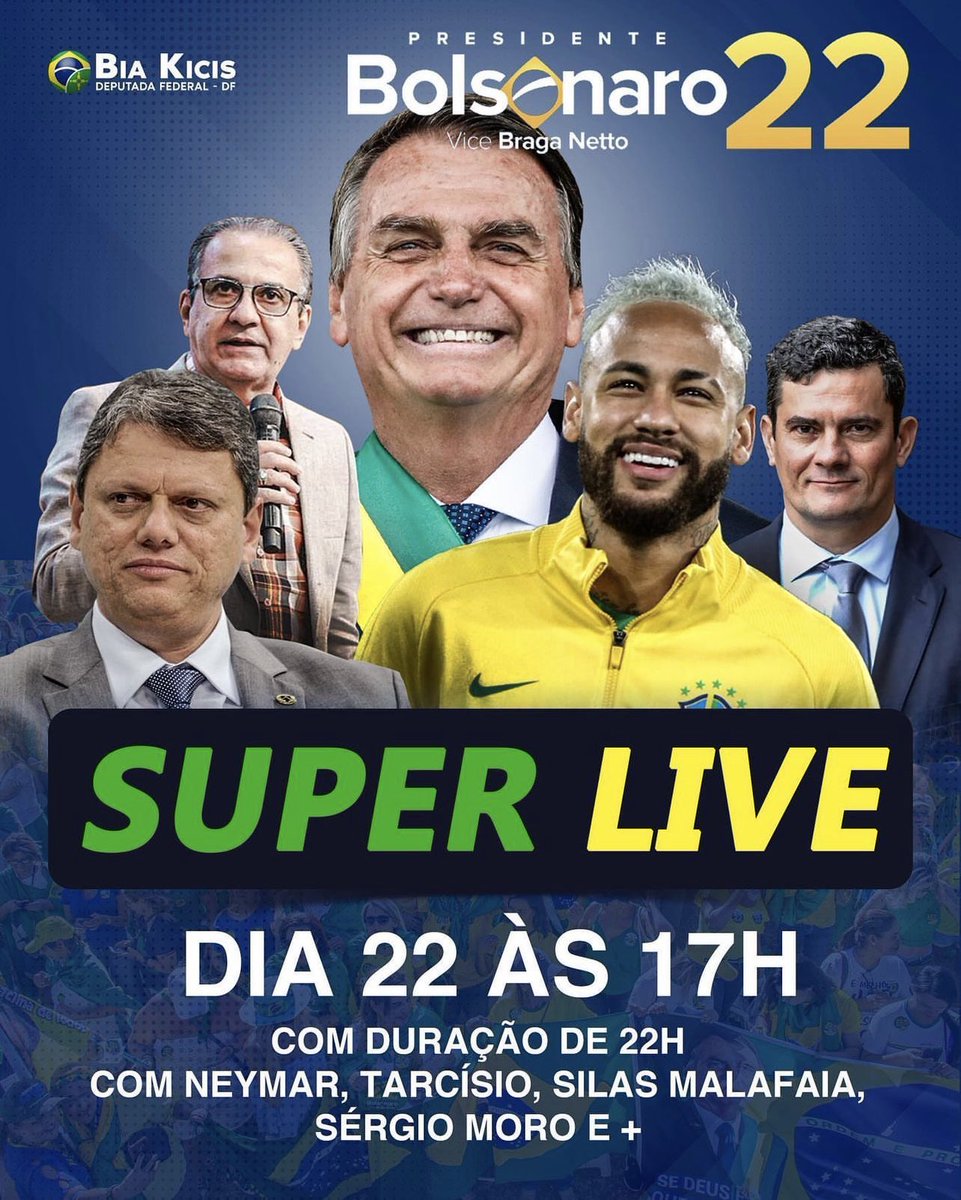 kerlysonpablo's tweet photo. #SuperLiveBolsonaro22 https://t.co/zgbummkzPO