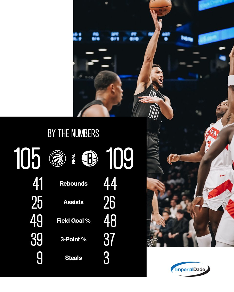 Brooklyn Nets on Twitter "Stats from tonight's W 📊"