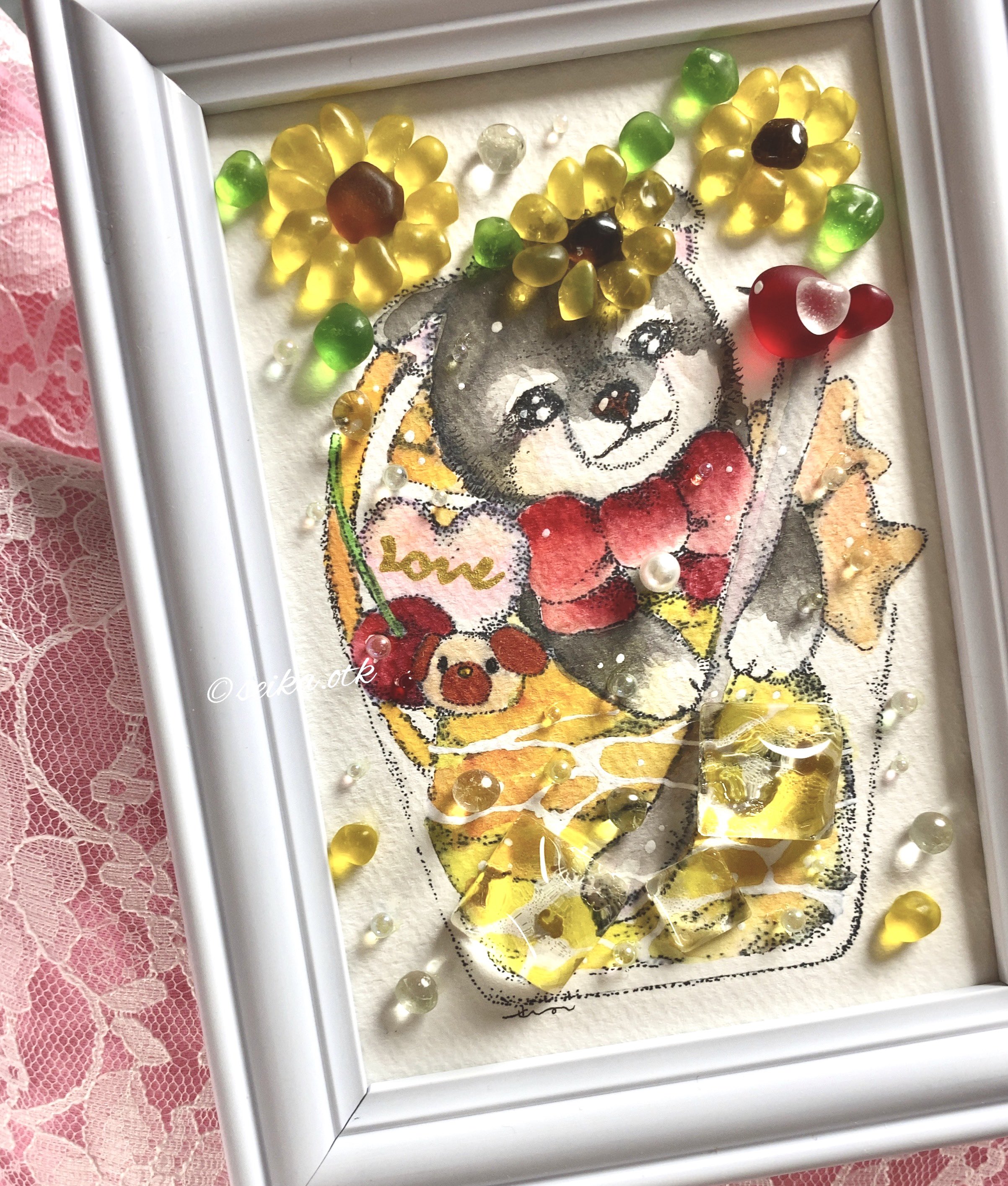 シーグラスアート（ぷうあ様オーダーご確認用ページです☆）