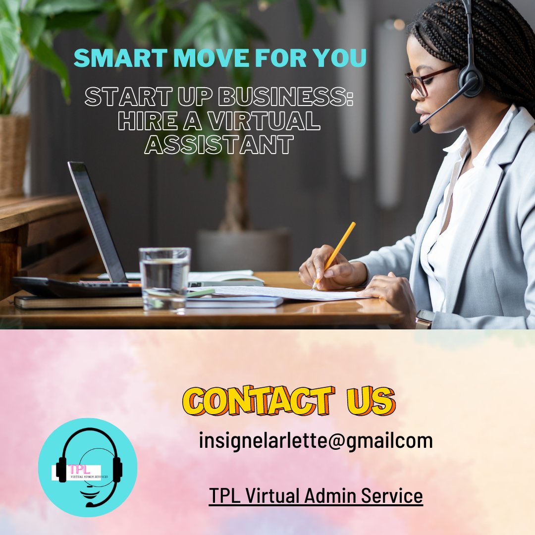 TPL_VAServices's tweet image. A VA can help startups manage their emails, and basically do any task that does not require them to be physically present.
🧑🏻‍💻

Contact us now Twitter: TPL Virtual Admin Services

#TPLVirtualAdminServices #TPLVASph #TPLVirtualAssistant#startups #entrepeneur #virtualadmin