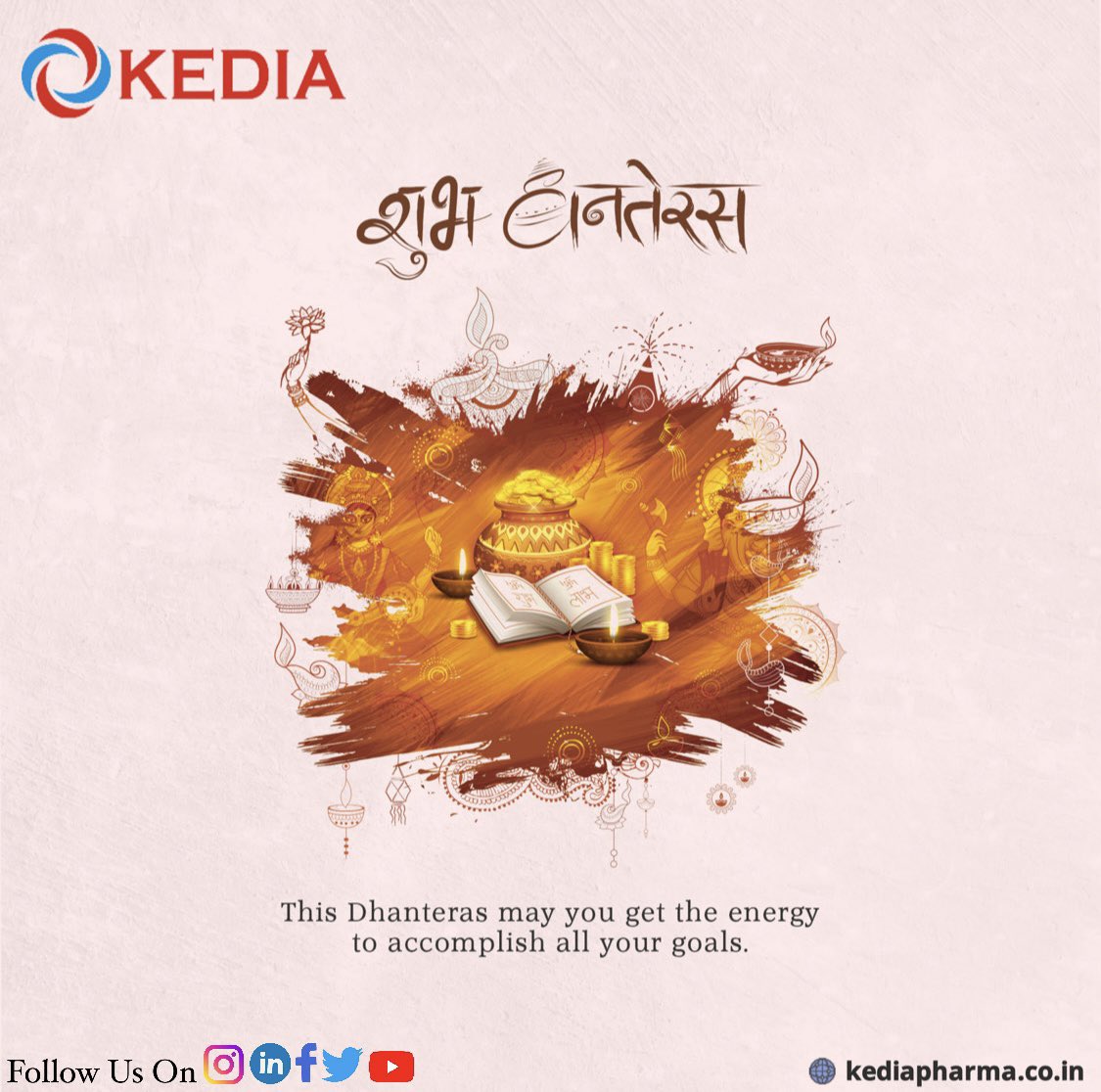 RaghavKedia19's tweet photo. भगवान धन्वंतरी सभी को सुख, समृद्धि और उत्तम स्वास्थ्य प्रदान करें।सभी लोगो को पावन पर्व धनतेरस की हार्दिक बधाई एवं शुभकामनाएं।
#Dhanteras #धनतेरस
#YourHealthComesFirst https://t.co/w6okpJCeMQ