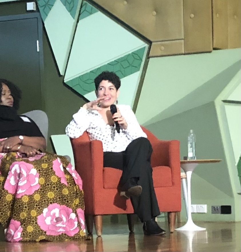 Hala Abdel on ending hierarchies: “As a CEO I’m not the centre, we are all centres in our own way. Some days IT is the centre because we can’t work without them.” 

#WOCMelbourneGathering