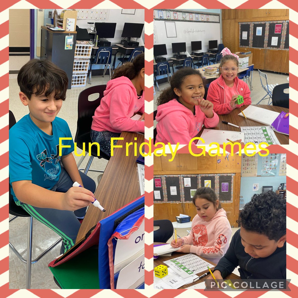 christinelem's tweet photo. #FunFriday Math Games #successatcres #isliprising @IslipCRES https://t.co/nye5YYXWDn