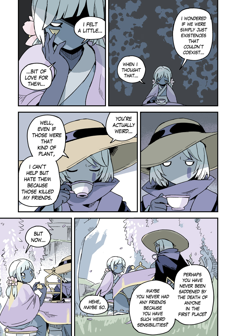 🌸Bloom Guide talking about flowers (or darkness) with Crab Whisperer, at Days of Bloom 2022.
(📖Reminder that this reads from right to left.)
(❤️Assisted in translating: Misao(@/celloasim) https://t.co/JzCuaKZhnc 