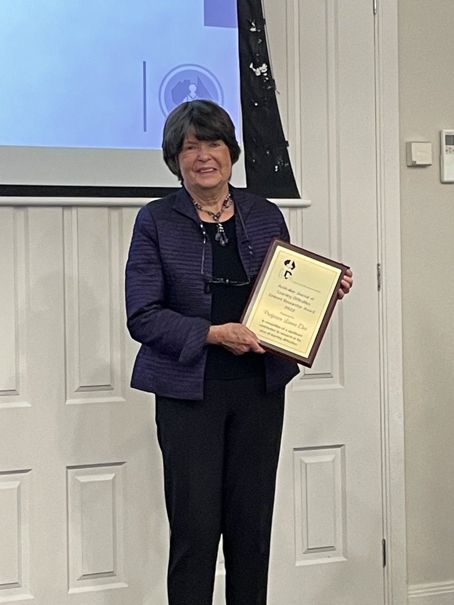 Kristin Anthian (@kristinant) on Twitter photo Professor Ehri receiving the LDA AJLD Emirate Research Award at todays <a href="/LD_Australia/">Learning Difficulties Australia</a> AGM! Huge fan girl moment. Professor Ehri receiving the LDA AJLD Emirate Research Award at todays <a href="/LD_Australia/">Learning Difficulties Australia</a> AGM! Huge fan girl moment.
