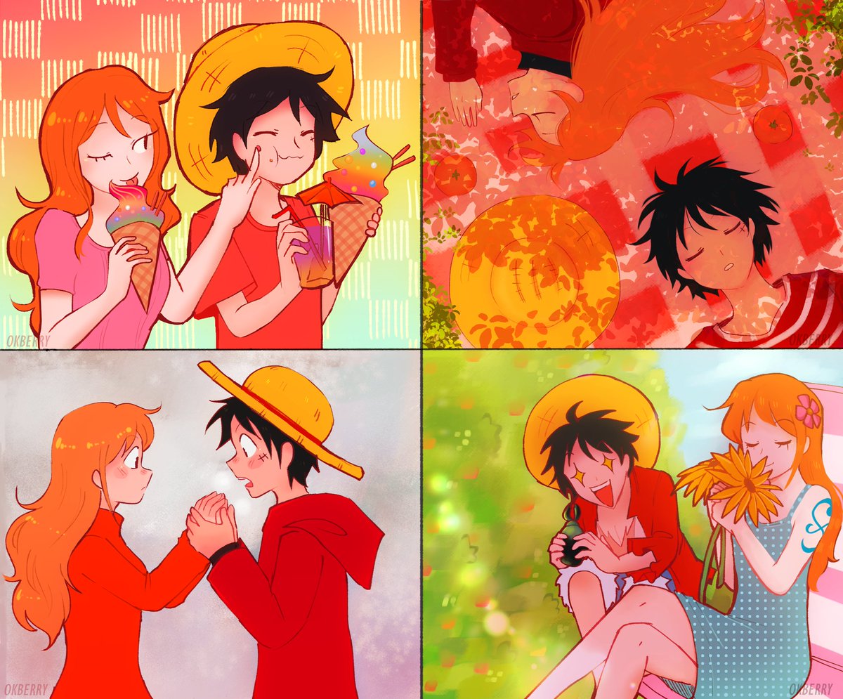 OKmeiBERRY's tweet photo. Day 3: Seasons

☀️🍁❄️🍀
#LunamiWeek2022 #ナミ #ONEPIECE
#ルナミ #luffyxnami #lunami #namixluffy #DijitalArtist #lunaonepiece #fanart #draw https://t.co/9rjwyk81tH