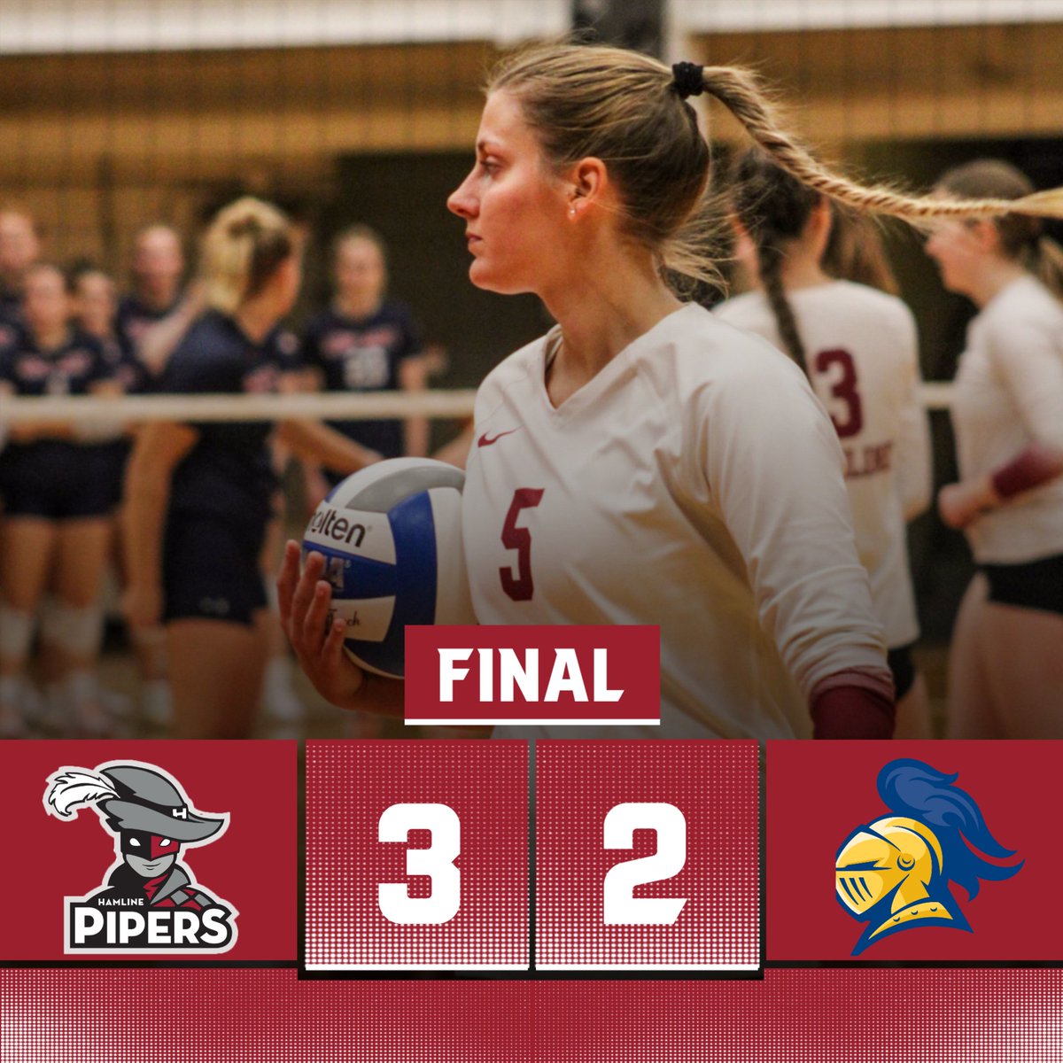 W 🏐 | RECAP/STATS: Pipers Come From Behind to Defeat Knights in Five Sets!

📰 bit.ly/3z3e4Ae