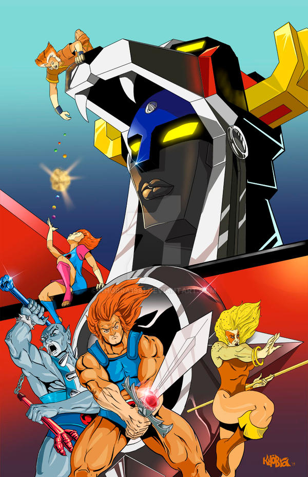 GeekpinEnt's tweet image. Can you imagine the #ThunderCats being the pilots of #Voltron? 

#SoSoRandom
