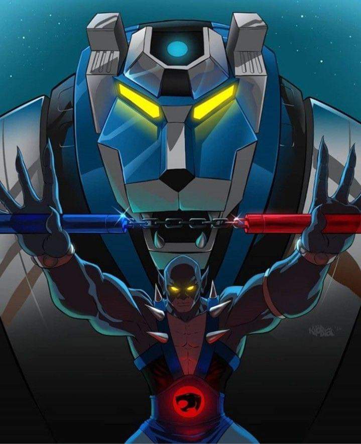GeekpinEnt's tweet image. Can you imagine the #ThunderCats being the pilots of #Voltron? 

#SoSoRandom
