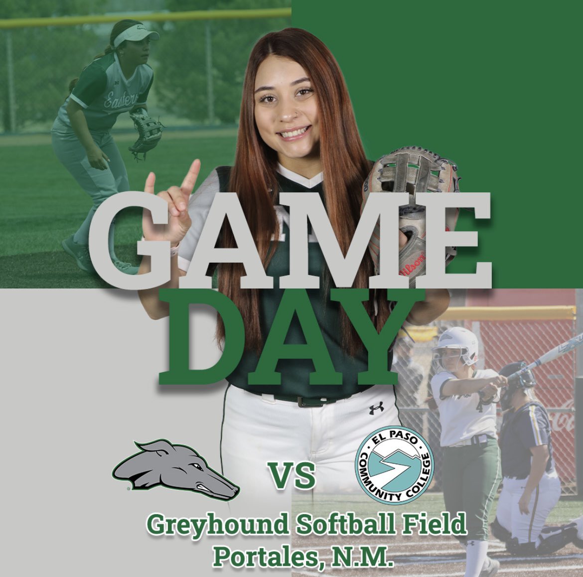 ENMUSoftball's tweet photo. Come Support your Greyhounds πΎ tomorrow 10/22 @ 12:00. #GAMEDAY #HOUNDS #ALLIN #ENMUSB https://t.co/egq6lgA1gz