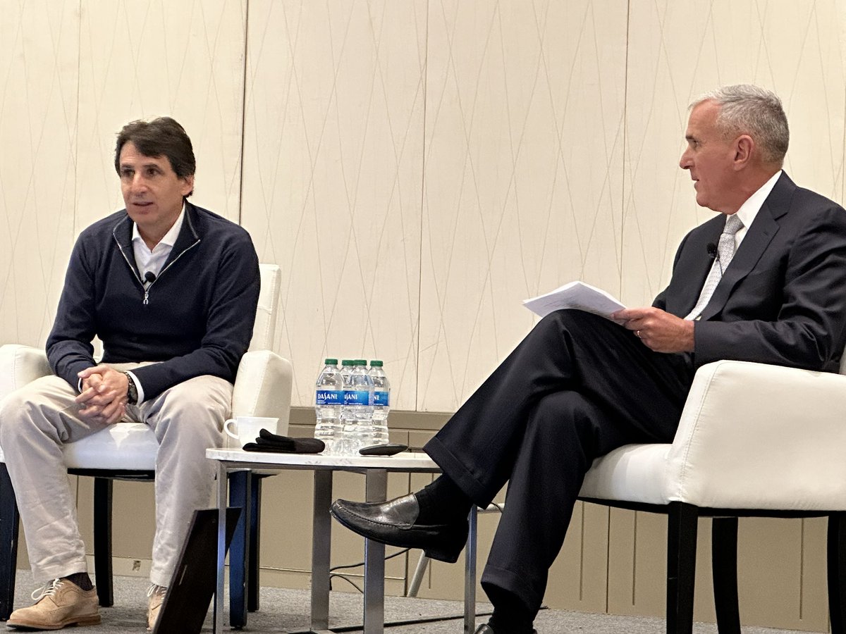 Marc Rowan of <a href="/apolloglobal/">Apollo Global Management, Inc.</a> in a fireside chat with Bob Parrino of <a href="/UTexasMcCombs/">Texas McCombs</a> at <a href="/finmgmtassoc/">FMA International</a> #FMAAtlanta2022 “Growth is in infrastructure. Growth is in energy transition.”