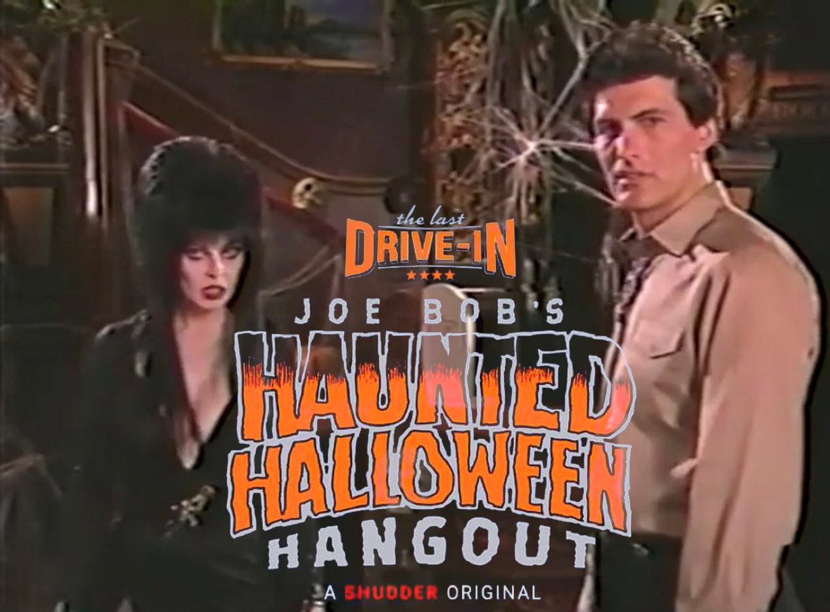 JoeBobDiscord's tweet photo. Still time to come on down to the Joe Bob Briggs discord and celebrate the special with fellow mutants! https://t.co/VLhoJ5jsc9 #horror #JoeBobsHauntedHalloweenHangout #TheLastDriveIn #MutantFam @therealjoebob @TheRealElvira @kinky_horror @Shudder @badtechno @TokyoCowboyYuki https://t.co/0vQDsXofD7