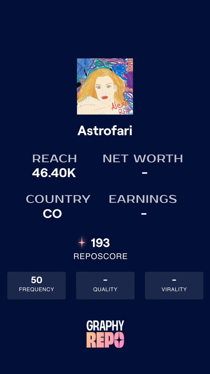 repo_tracker's tweet photo. Congratulations @varnxbox, your Repo profile is live. Check your latest social media stats &amp; rankings at https://t.co/q7LOMGGxHK

#creative #youtuber #repo https://t.co/JR2aEWF35Z