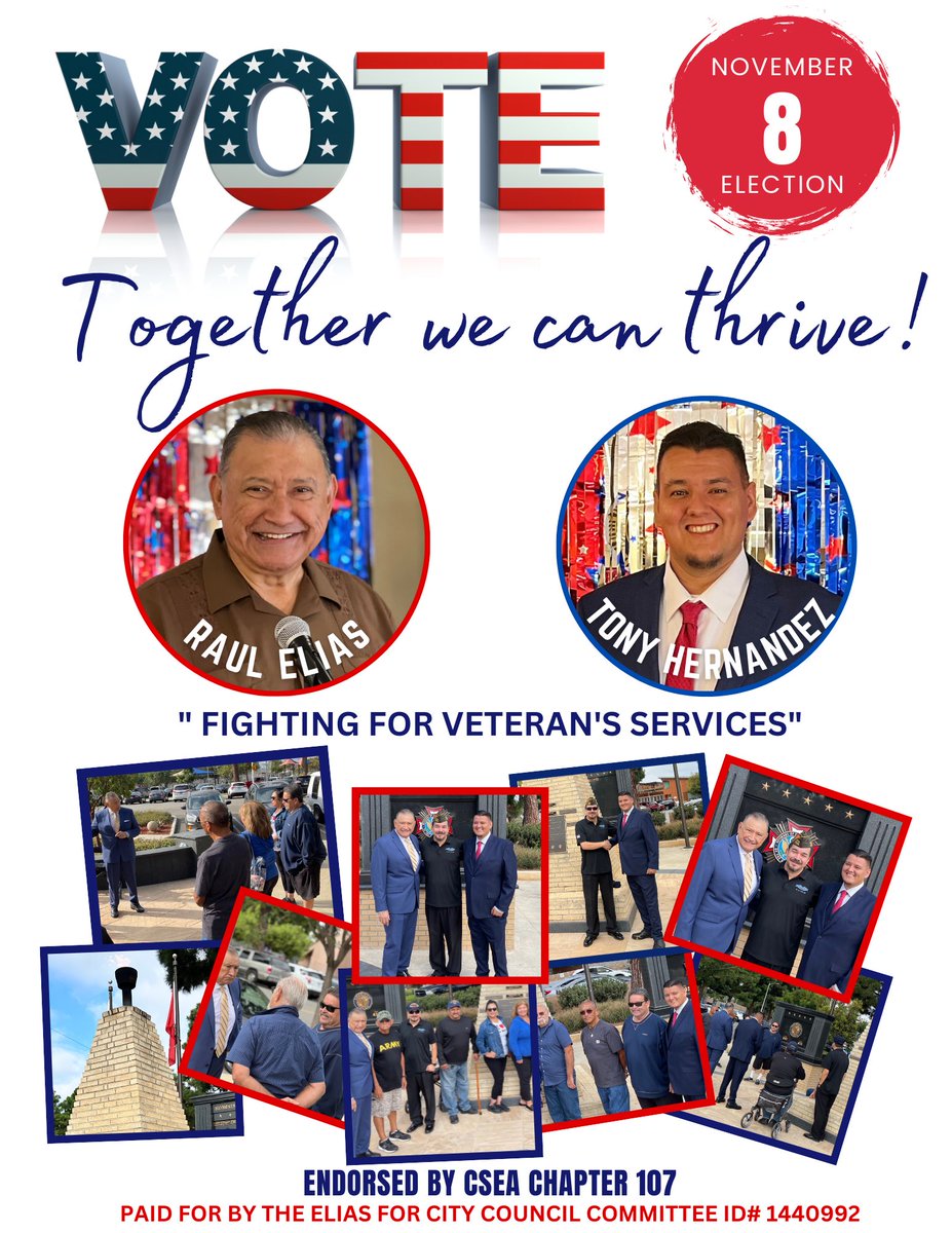 Watch Raul Elias &amp; Tony Hernandez on YouTube 🎞 
youtu.be/R5XLJTx_VwI

“Our lives begin to end the day we become silent about things that matter.”- MLK🇺🇸
You have the power to make a difference! Please vote November 8th🗳