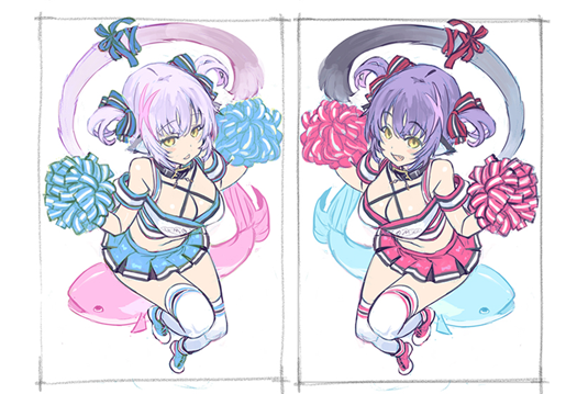 去年描いたアクスタ案にもチアネタあった
https://t.co/UVeHkL50mh 