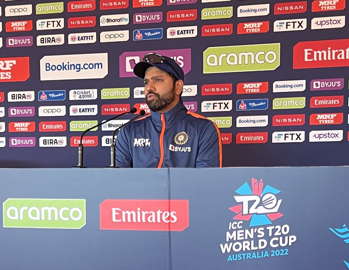 Captain Rohit Sharma starts the press conference by admitting he’s ‘very nervous’ #SportsYaari #RohitSharma
