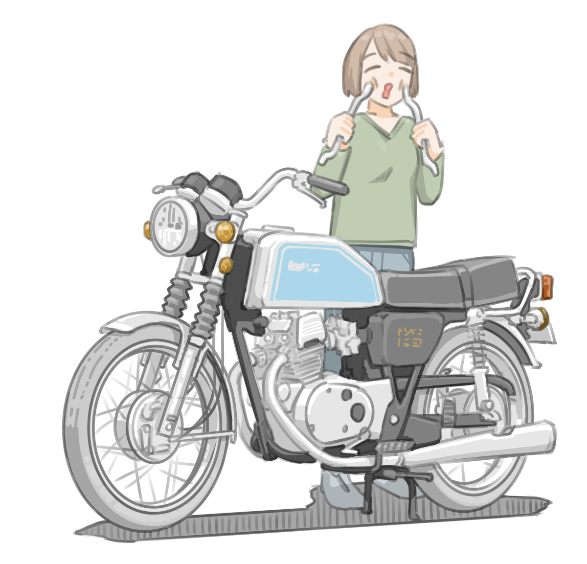 きわみらい 月水金バイクjk絵更新中 Mirai1521 Twitter