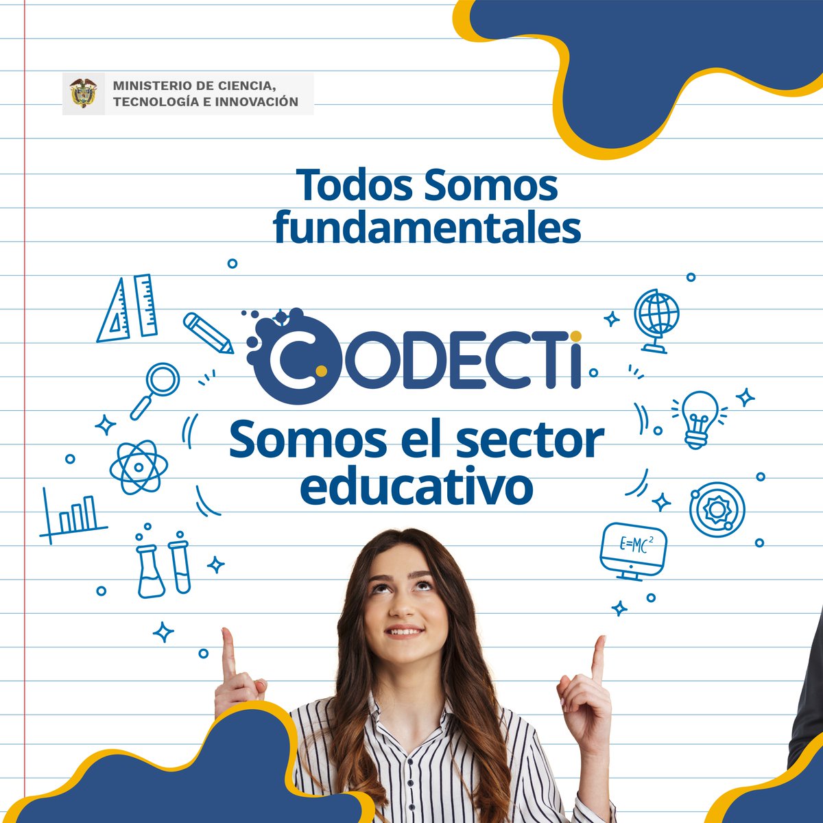 CodectiCol's tweet photo. ¡CODECTI somos todos!.
Somos una instancia del #Minciencias que sirve de interlocutor entre todos los actores del ecosistema CTeI colombiano, para ayudarles a ser más competitivos y eficientes. Intégrate a los CODECTI, hay uno en cada departamento.
#JuntosLoHacemosPosible https://t.co/eu6NbWmZcj