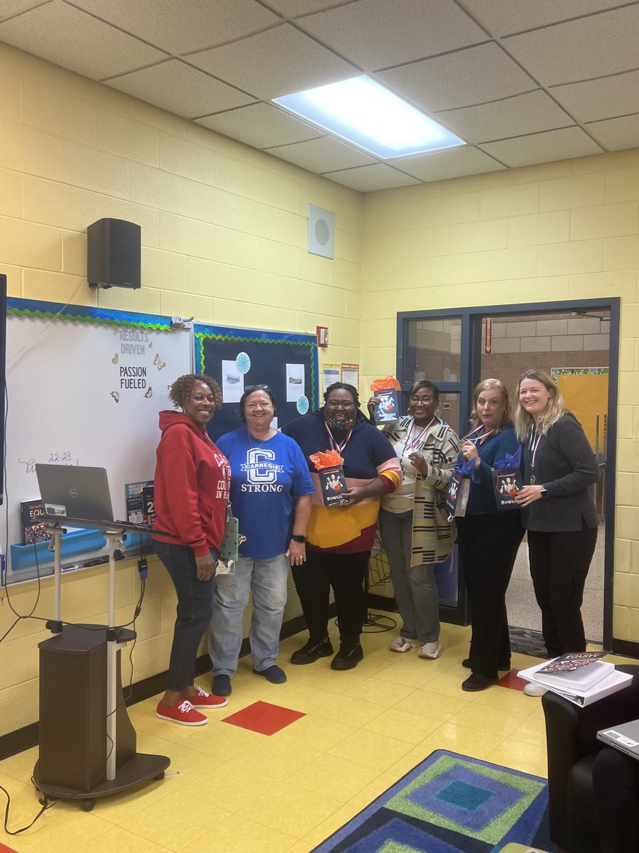 acscougars's tweet photo. ACS staff started the morning with a SEL “Let’s Roll” Activity and Data Driven Instructional Workshops: The Path to Literacy, Thinking &amp; Working Through an Envision Math Lesson &amp; IB-Design Project Planning! Moving from Goals to Growth! #carnegiestrong https://t.co/1DEk0sdHrb