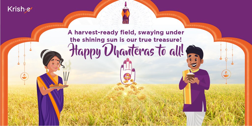 May the festival of lights, commencing with Dhanteras, bring you glory, prosperity, health and happiness. Wishing you and your families a happy Dhanteras!
#Dhanteras2022 #DiwaliWithKrishe #Diwali2022 #dhanteras