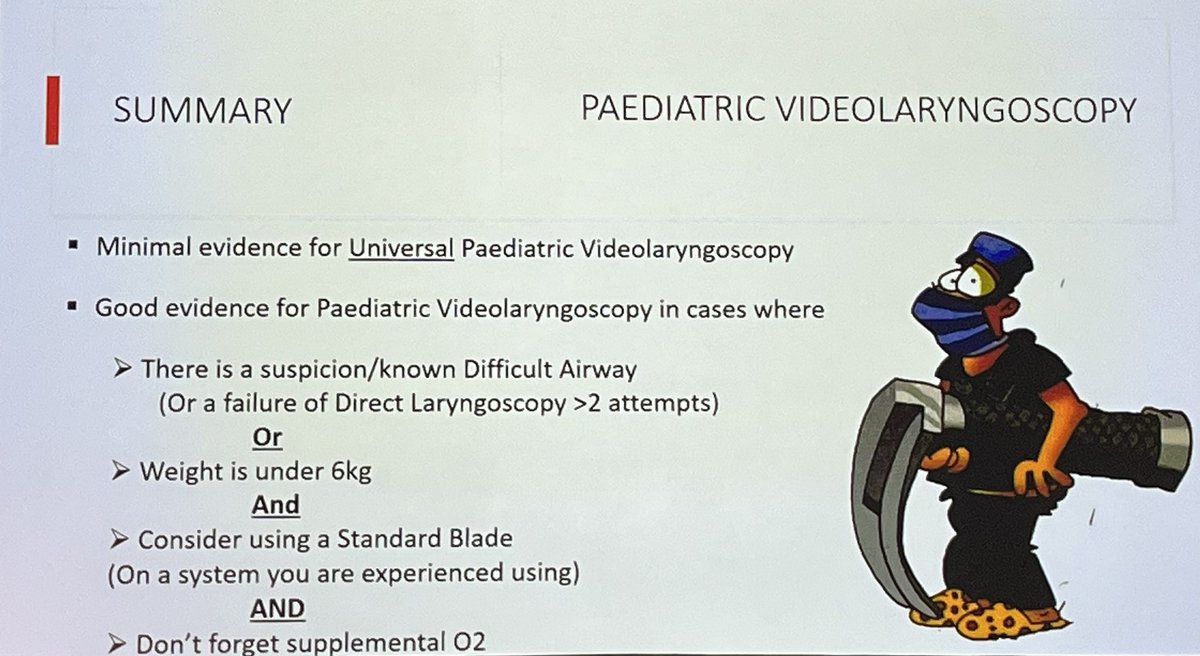 gasmummy's tweet image. #CSCwgtn2022 DL NOT DEAD YET! We still don’t have good evidence for its use in *paediatric* airways and sceptics in certain situations.