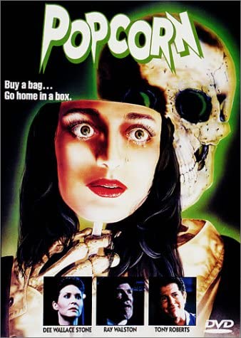 fishstandsup's tweet photo. #Popcorn is one of those movies I rented as a kid based solely on the box art and the giant mosquitoes never left my brain.  #TheLastDriveIn https://t.co/JGSzRQhEvm