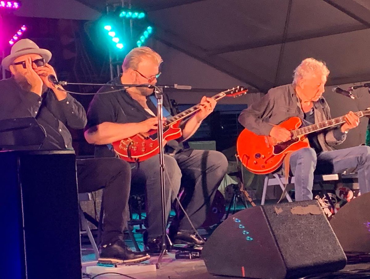 phillycheeze's tweet photo. Happy Birthday today to Elvin Bishop!

I took this photo at Memphis in May Beale Street Music fest earlier this year.   It was so dang cool to see John Nemeth join in too.
@ElvinBishop42 @JohnNemethBlues @kidandersen #hbdelvinbishop #elvinbishop #johnnemeth #kidandersen https://t.co/C53NOPeQFE