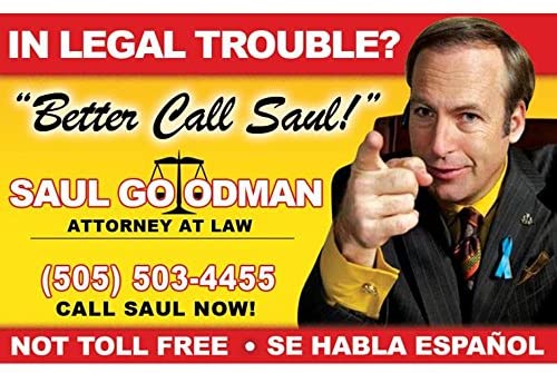 Followers retweet. I'll send a few lucky peeps a Saul Goodman business card!