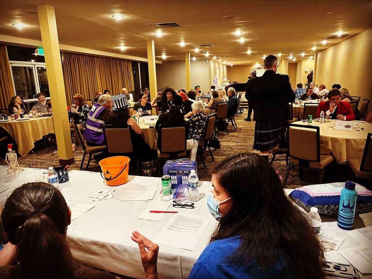 SDWhoCon's tweet photo. It’s getting serious now! #SDWhoCon #SDWhoCon2022 #WhoCon #PubQuiz https://t.co/SluPi52oXj
