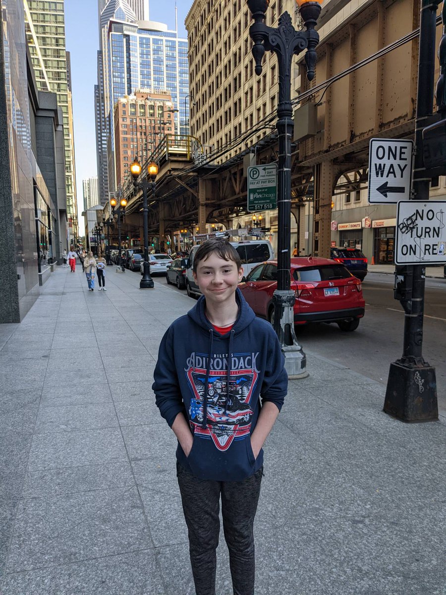 DrRichardHughes's tweet photo. Getting to spend a long weekend with my oldest in Chicago. We don't get to hang out by ourselves too often so when he told me there was a Transformers Con he wanted to go to, I just couldn't say no. Not sure who is enjoying it more but I'll take every minute I can! #growuptoofast https://t.co/V1hskDij4k