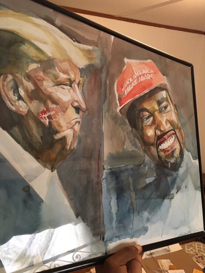 I’m selling this painting for a million dollars. RT to let twitter know