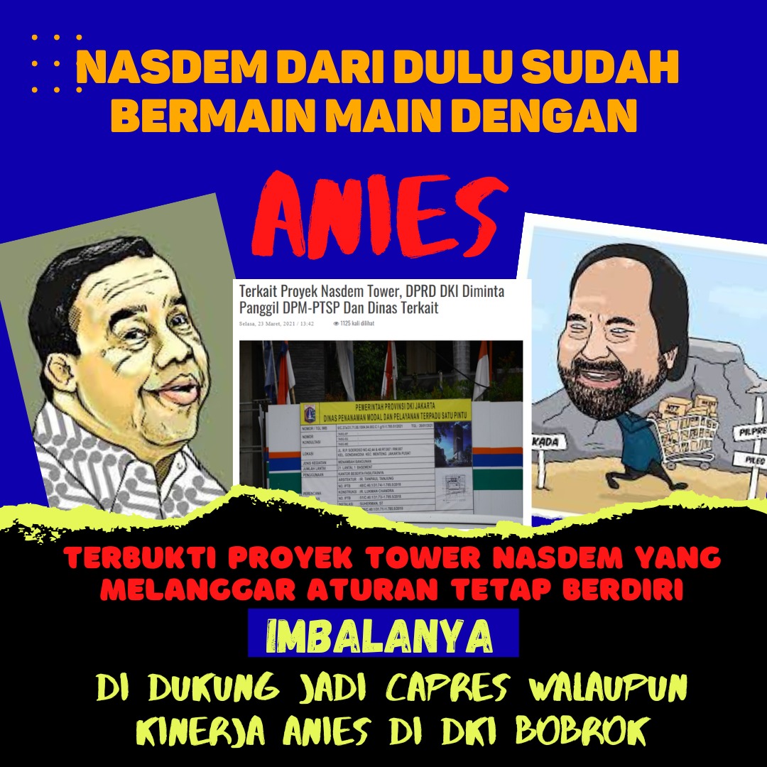 Kacau! Demi kepentingan, mereka sama sama busuk! Bali

#AniesNasdemOut #TenggelamkanNasdem #TenggelamkanAniesNasdem
#TenggelamkanPartaiNasdem
#GoodByeNasdemAnies
#AniesGabenerPembohong
#KagagalanAniesituNyata