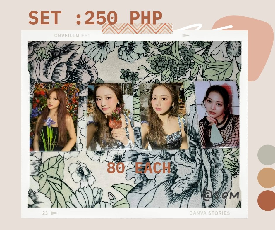 brscy_'s tweet photo. wts lfb twice ph (helping a friend) HELP RT

SANA SET- 200
NAYEON SET- 250
FOL SET- 450 (130ea)
TZUYU SET- 250

t: sana kwek kwek hotdog fol tol break it formula of love tzuyu ewo tol dahyun mina https://t.co/ExMiYBp4Jg