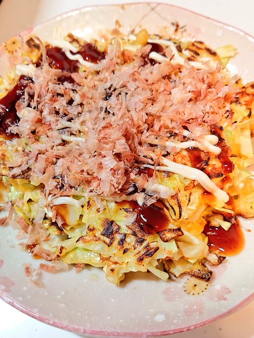 お好み焼き 作りました 