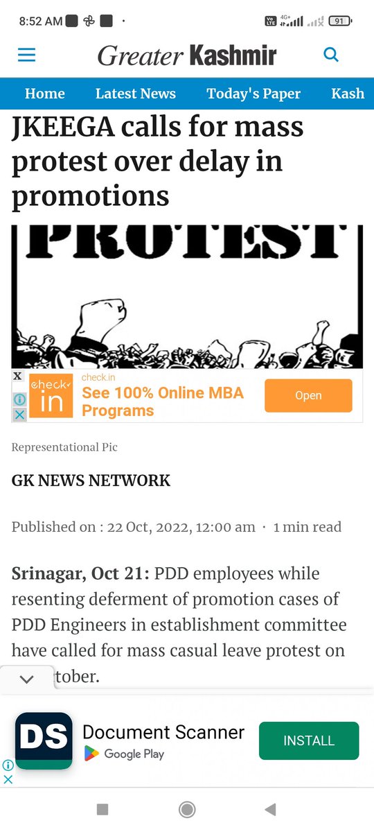 jkeegakmr's tweet photo. When nothing goes your way, Protest is the only Resort.
Be it Promotions, Regularisation , 4260 GP or any other major issues, Govt has time and again failed to Resolve our genuine issues and the Files are being Turned down one by one
Who cares? 
@Raj576113 
@OfficeOfLGJandK https://t.co/lCAxbKyqzv