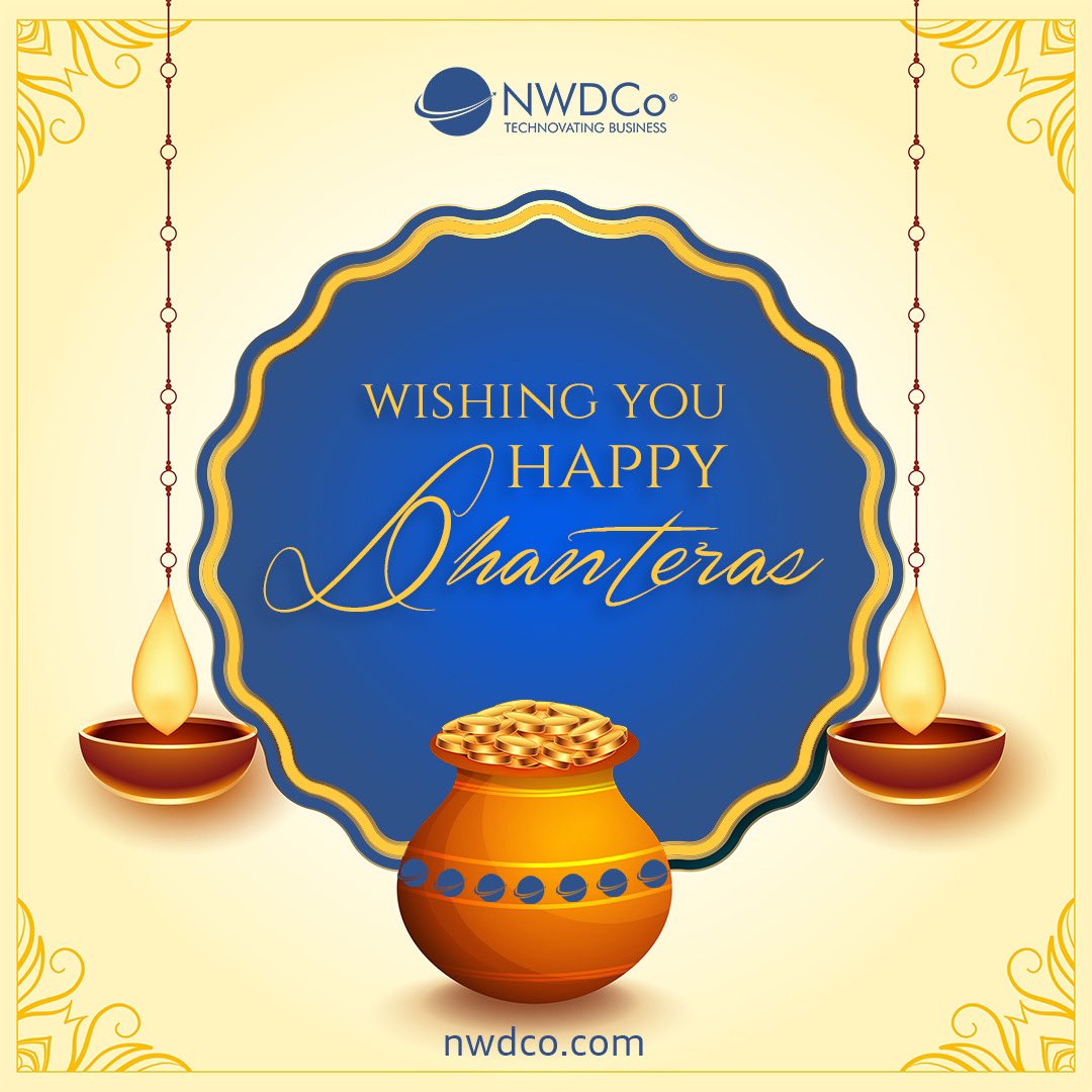 nwdco's tweet photo. βHappy Dhanteras β
.
.
.
#dhanteras2022 #DhanterasSwish #SubhDhanteras #nwdco #technology #technovateyourbusiness #webDevelopment #Technovation #softwaresolutions #tech #blockchaintechnology #cloudsolutions #mobileappDevelop #digitalmarketing https://t.co/puVTKkhpsI