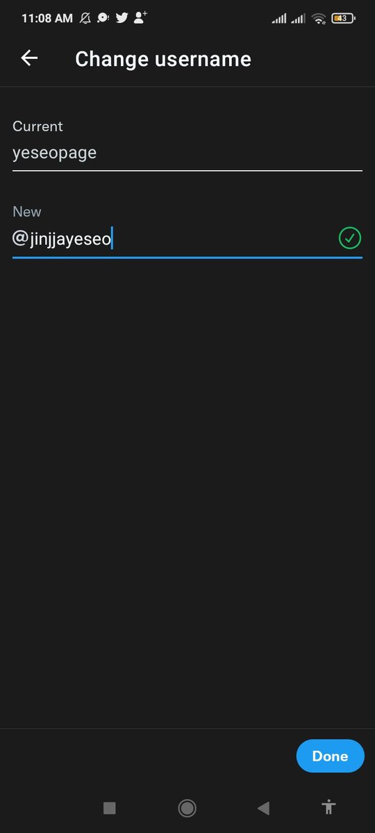 jinjjayeseo's tweet photo. akhirnya 😭😭 setelah hampir setahun bisa pake usn ini lagi, welcome back jinjjayeseo 💗 https://t.co/OidcMFVWK6