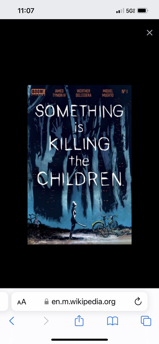 SomeOkieDude's tweet photo. Something Is Killing The Children from @JamesTheFourth and @wertherscut is one of best horror comics of the past several years. Go read it!! https://t.co/ZcZmditLT7