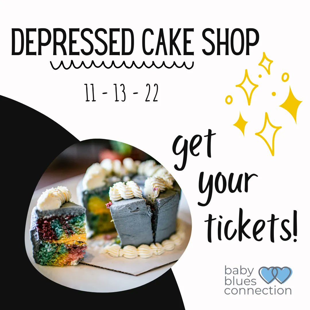 Get your tickets to attend the next #depressedcakeshop #portland pop-up: buff.ly/3DkYfHN 

#mentalhealthmatters #batterthatmatters #muchlove #depressedcakeshop #depressedcakeshopportland #depressedcakeshop_pdx #portlandevents
#reasontosmile #talkaboutit