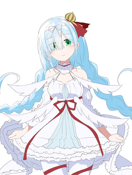 ジェーナスちゃんに挨拶ジェーナスちゃんはロイヤルっぽくカーテシーにて!#アズールレーン#アズレン 