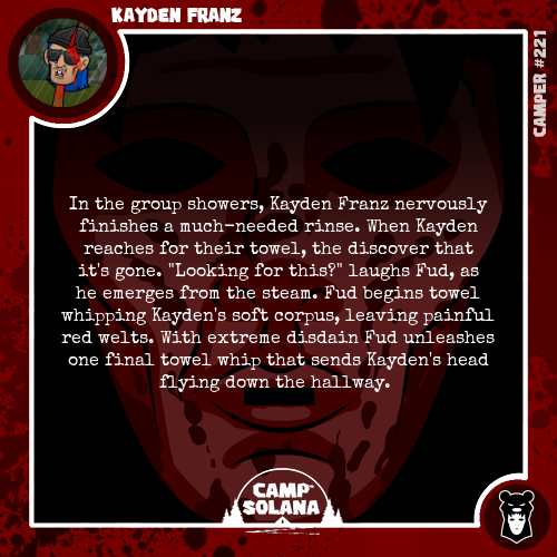 Too easy.

 #camp_solana #wecamp