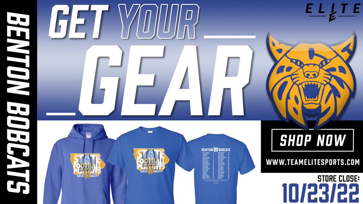 Bobcats qualify for the 3A State Playoffs as the district runner-up. Will learn opponent tomorrow morning. 

Playoff apparel store is open. It will close on Sunday night and orders will ship to high school before the game.
