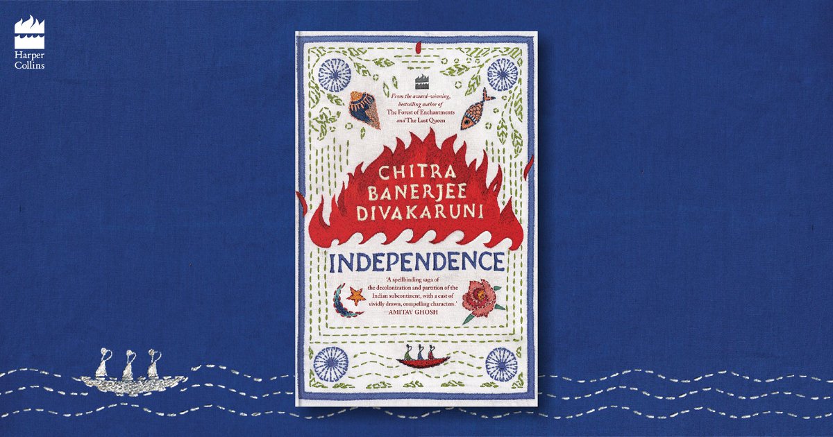 Get ready for Chitra Banerjee Divakaruni’s most powerful novel yet! #Independence is a moving story of loyalty and love, nationhood and sisterhood, set against India’s freedom movement, at once exhilarating and devastating. @cdivakaruni