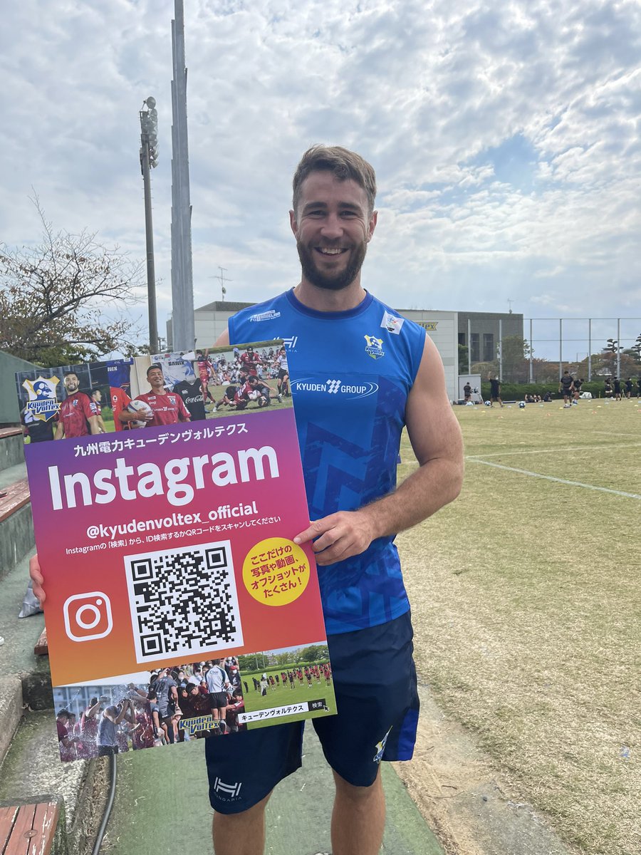 sevens1182's tweet photo. 👏👏😄日本語上手
インスタフォロー
おねがいします！

⭐️キャプテン⭐️
トム・ロウ
#TomRowe

#キューデンヴォルテクス
@kyuden_voltex https://t.co/RKcd8C441K