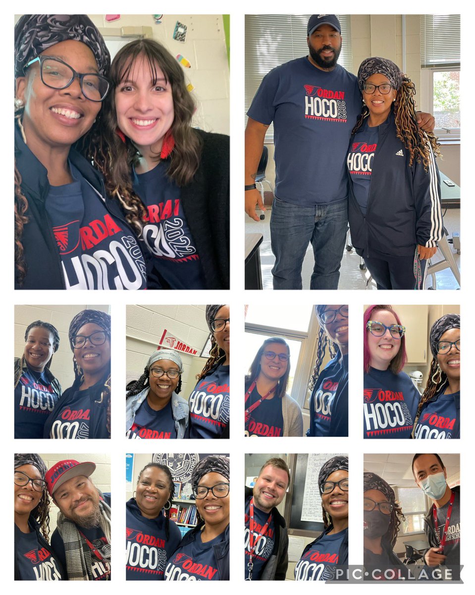 alyciaworthy08's tweet photo. We’ve all participated all week in Spirit week and today we culminated in this school pride shirt given to us by Ms. Bell @savedby_BELL . The JHS CTE Dept. showing school pride. #BestYearEver #WeareDPS #WeareCTE #Hoco22 #Business #Culinary #CompScience @dpscte @DurhamPublicSch https://t.co/coEDNebolT