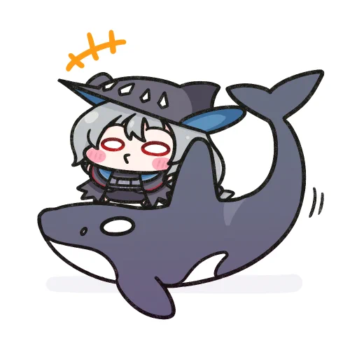 今日は無性にシャチが描きたくなったのでシャチちゃんです#アークナイツ #明日方舟 #Arknights 