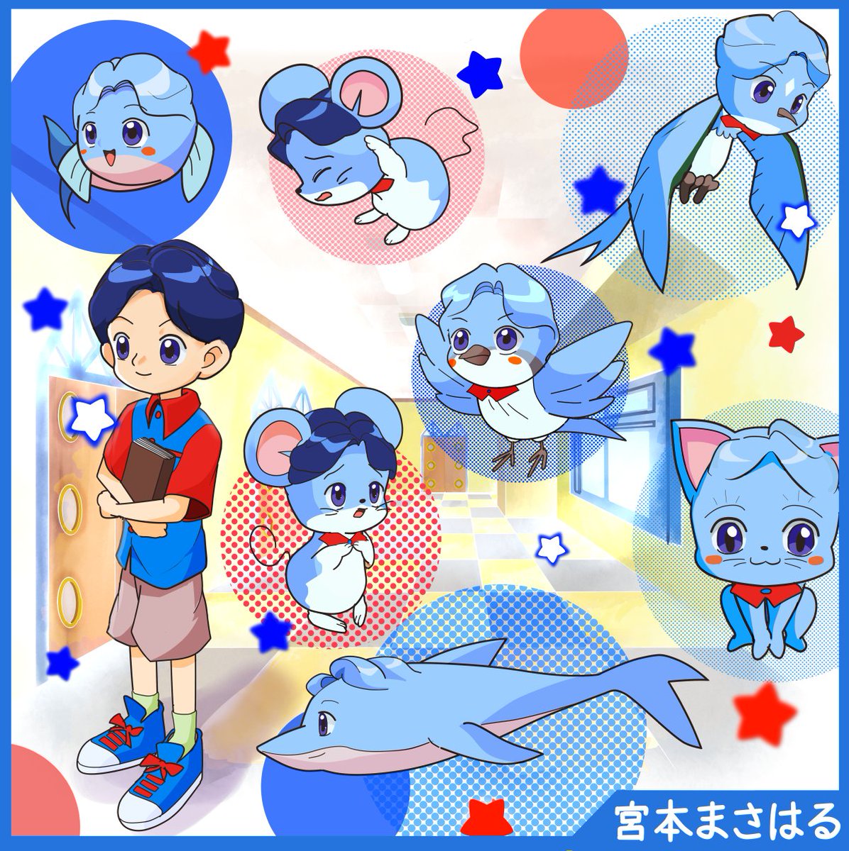 Arcade1x11's tweet photo. 【妄想】おジャ魔女どれみの男子クラスメイトが変身したら① #transfur #獣化 https://t.co/mFTC9lm3Qr