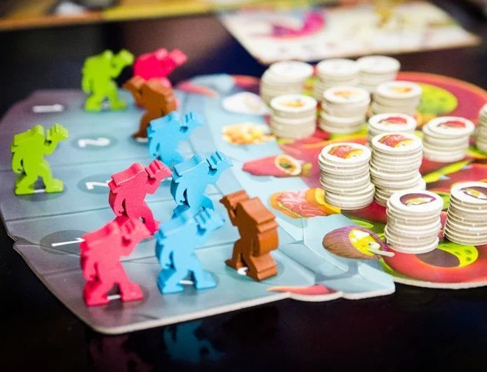 BoardGamerSteph's tweet photo. Cryptid Cafe from @25thcenturygames is a clever workerplacement game to gather the right dishes to serve your customers. You have to be aware of the other servers. They might be sneaky! Order up! #cryptidcafe #yeti #cryptid #Allthegames #newgames #bgg #25thcenturygames #cafe… https://t.co/cSsC7HgOls