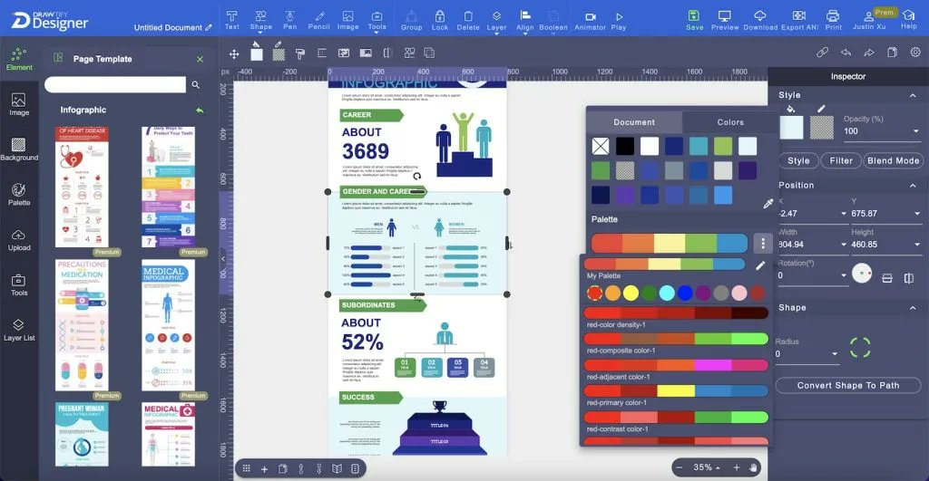 drawtify's tweet photo. What is an infographic poster &amp; How to make it ☺️https://t.co/dT5GxbNw8J https://t.co/iYO3f2vswa
